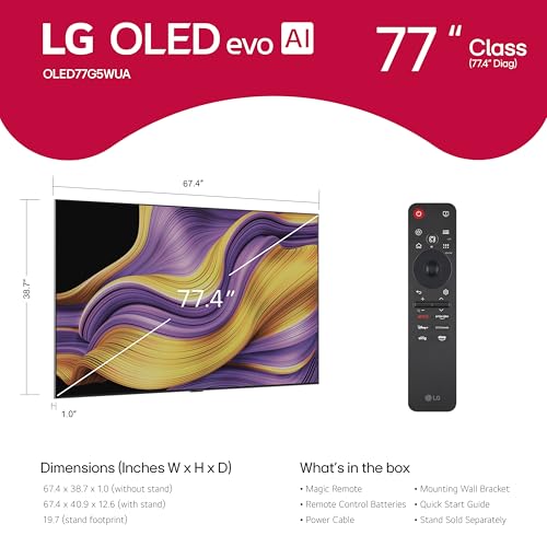 LG 77" G5 OLED TV
