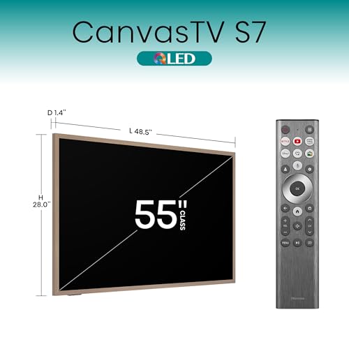 Hisense 55" S7N CanvasTV Art TV