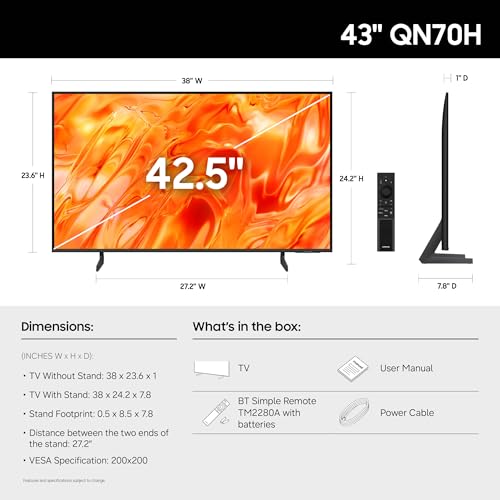 Samsung 43" QN70H Neo QLED TV