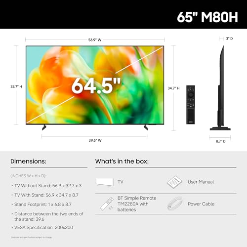 Samsung 65" M80H Mini LED TV