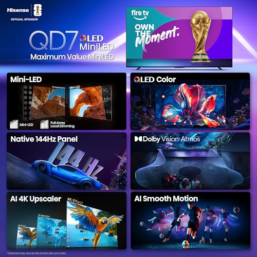 Hisense 75" 75QD7QF Mini-LED TV