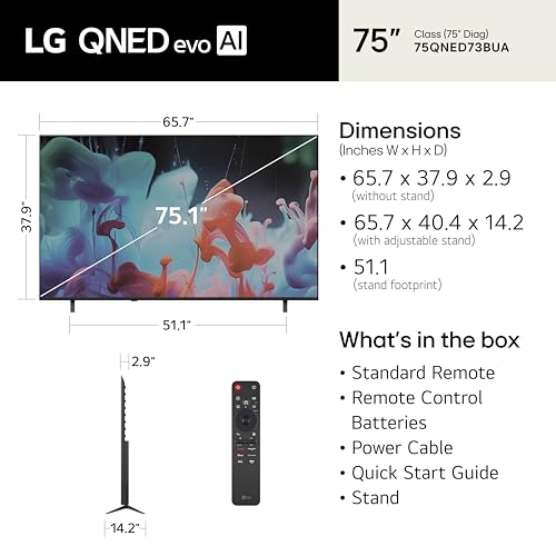 LG 75" QNED73B QNED TV