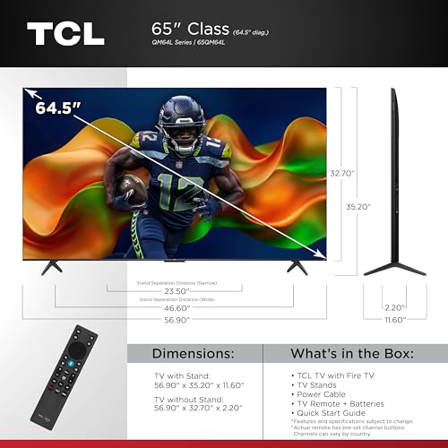 TCL 65" QM64L Mini LED Gaming TV