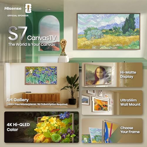 Hisense 65" QLED S7 CanvasTV Art TV