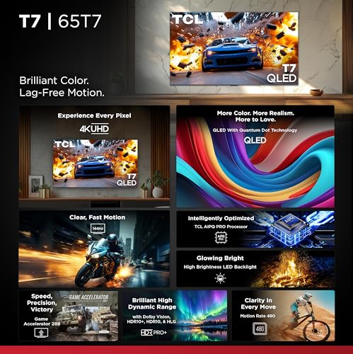 TCL 65" 65T7 QLED TV