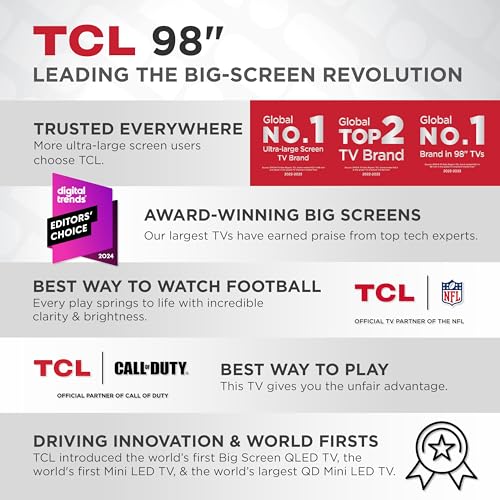 TCL 98" 98Q651G QLED TV