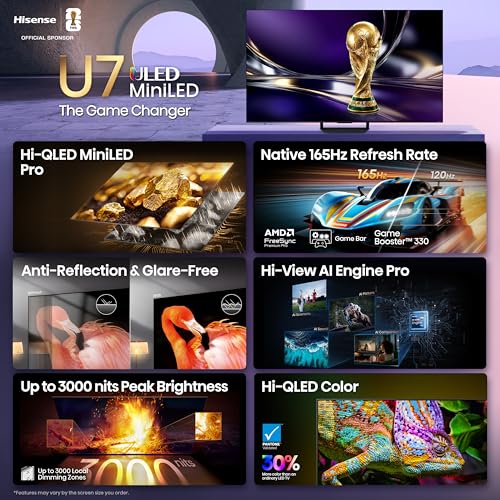Hisense 55" 55U7SF Mini-LED TV