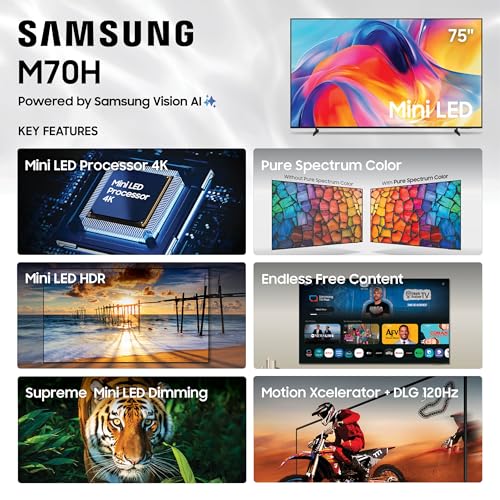 Samsung 75" M70H Mini LED TV